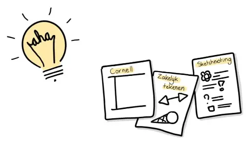 Visual note-taking - Writing and drawing for learning: From Cornell to sketch notes